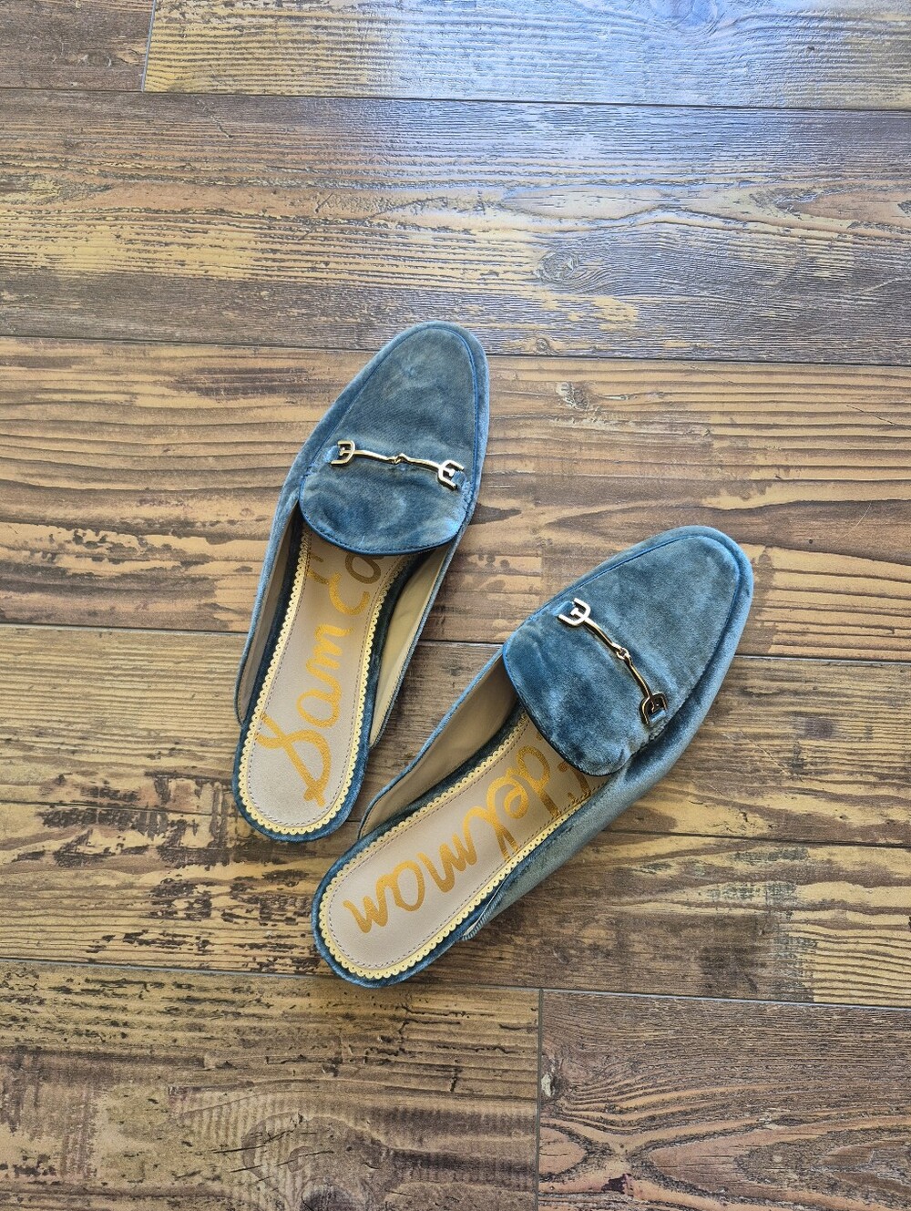 Sam Edelman Linnie Velvet Mule Flats Size 9.5